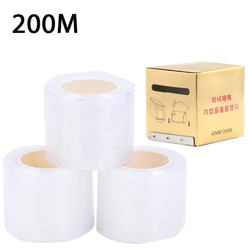 Eyelash Extension Look - 200m Transparent Makeup Film Lip Eyebrow