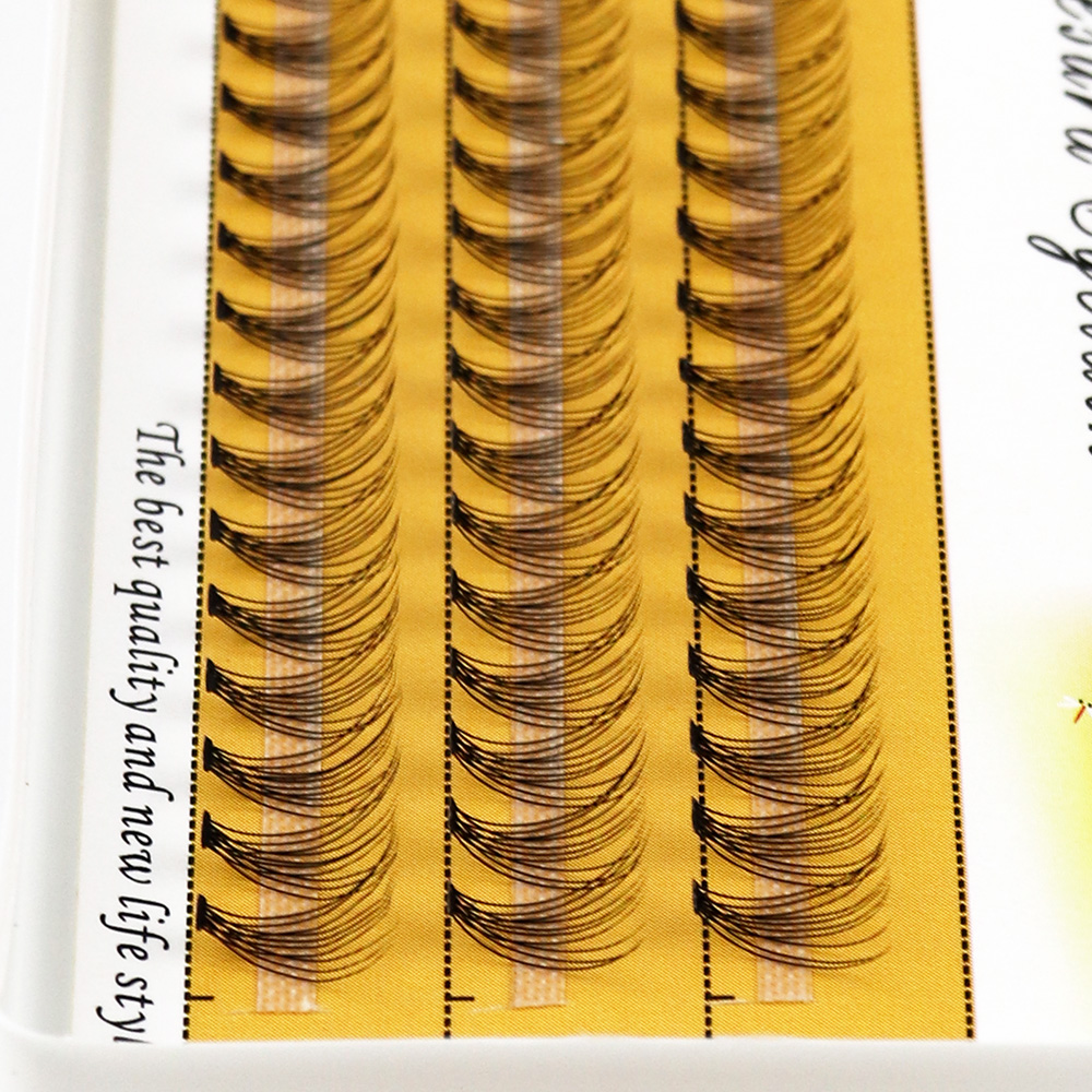 10D Faux Mink Eyelash Clusters - Eyelash Extension Russian 评论和价格