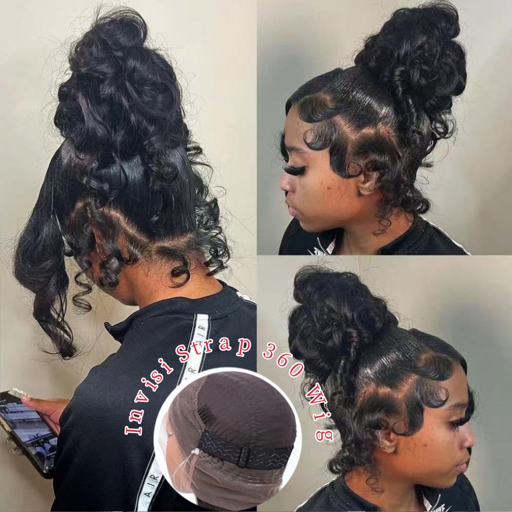 HD 360 Full Lace Wig with Invi - Eyelash Extension Natural Look 评论和价格