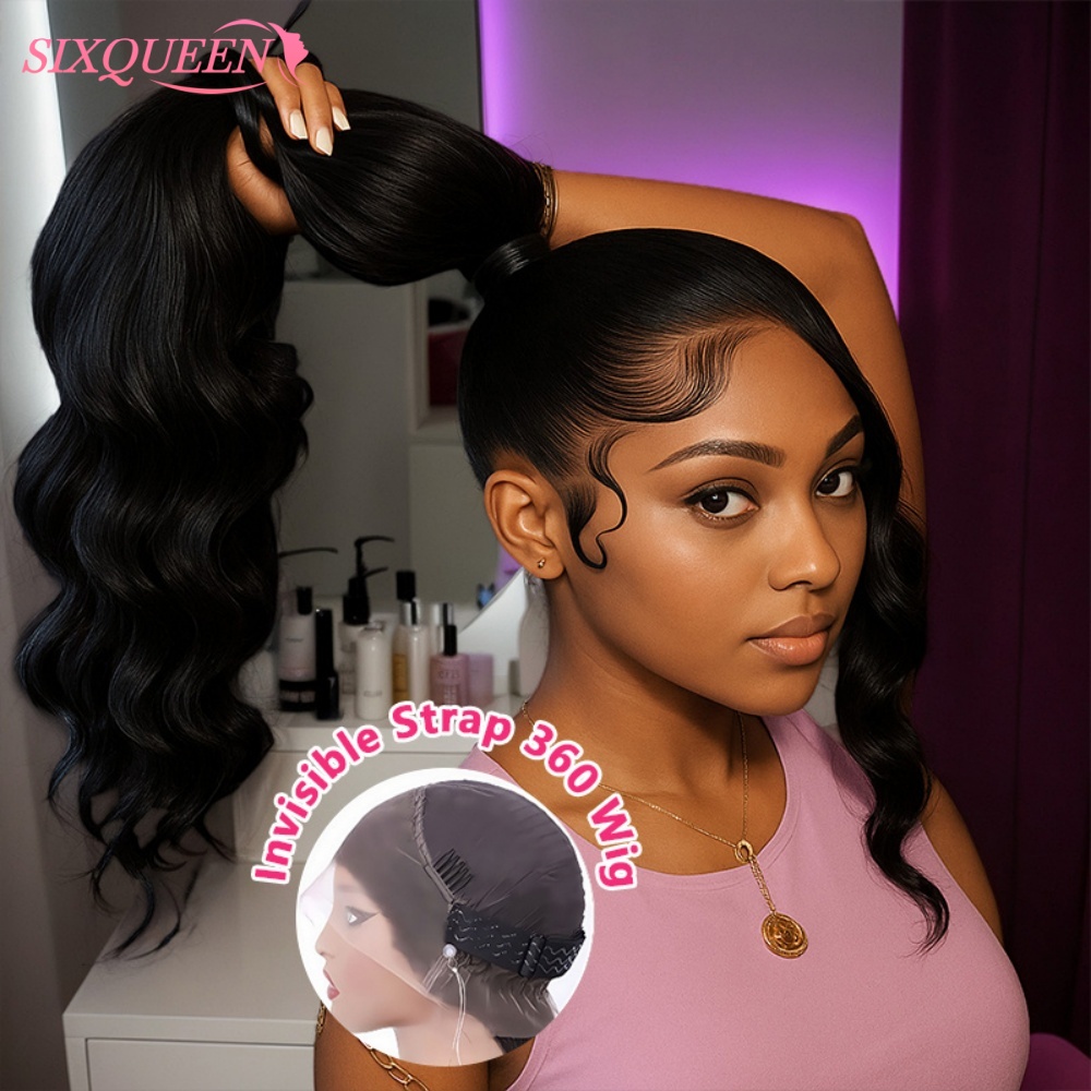HD 360 Full Lace Wig with Invi - Eyelash Extension Natural Look 评论和价格