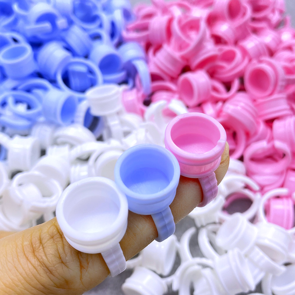 100Pcs Glue Rings For Lashes G - Eyelash Extension Look 评论和价格