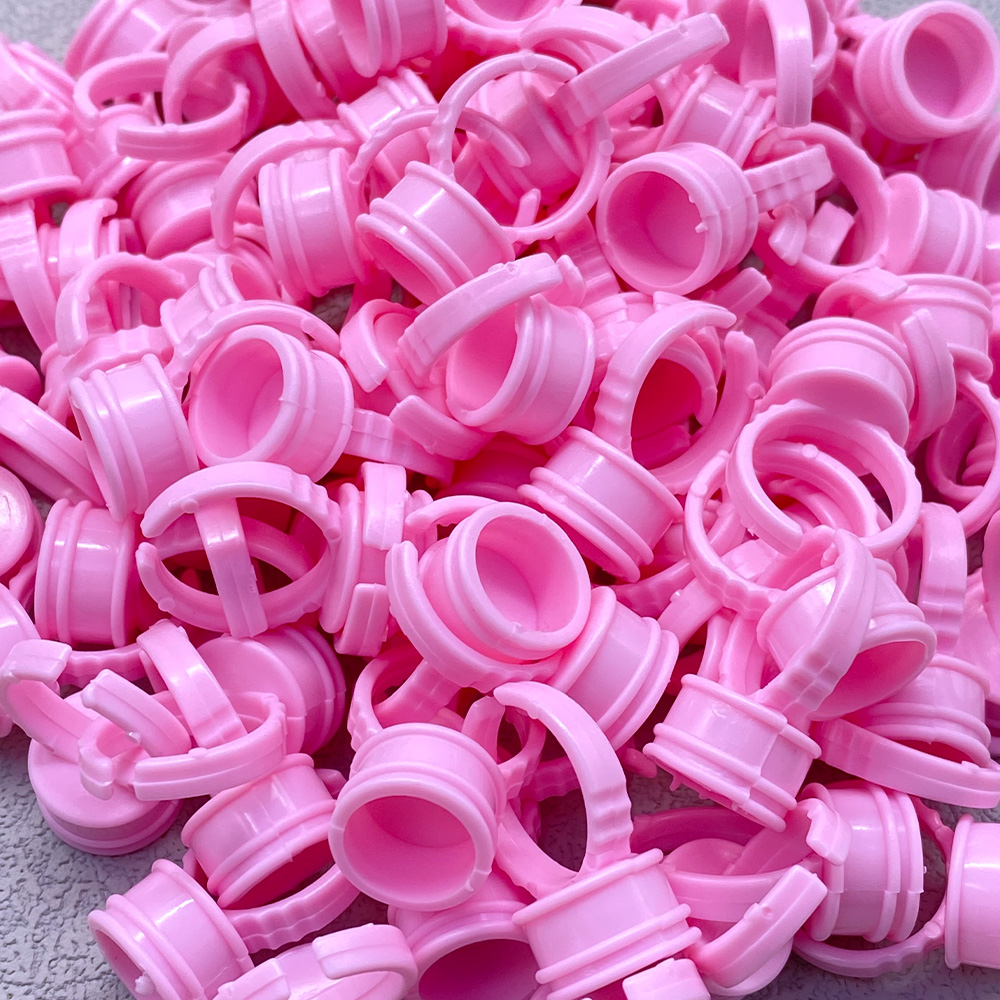 100Pcs Glue Rings For Lashes G - Eyelash Extension Look 评论和价格
