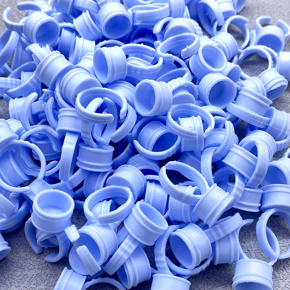 100Pcs Glue Rings For Lashes G - Eyelash Extension Look 评论和价格