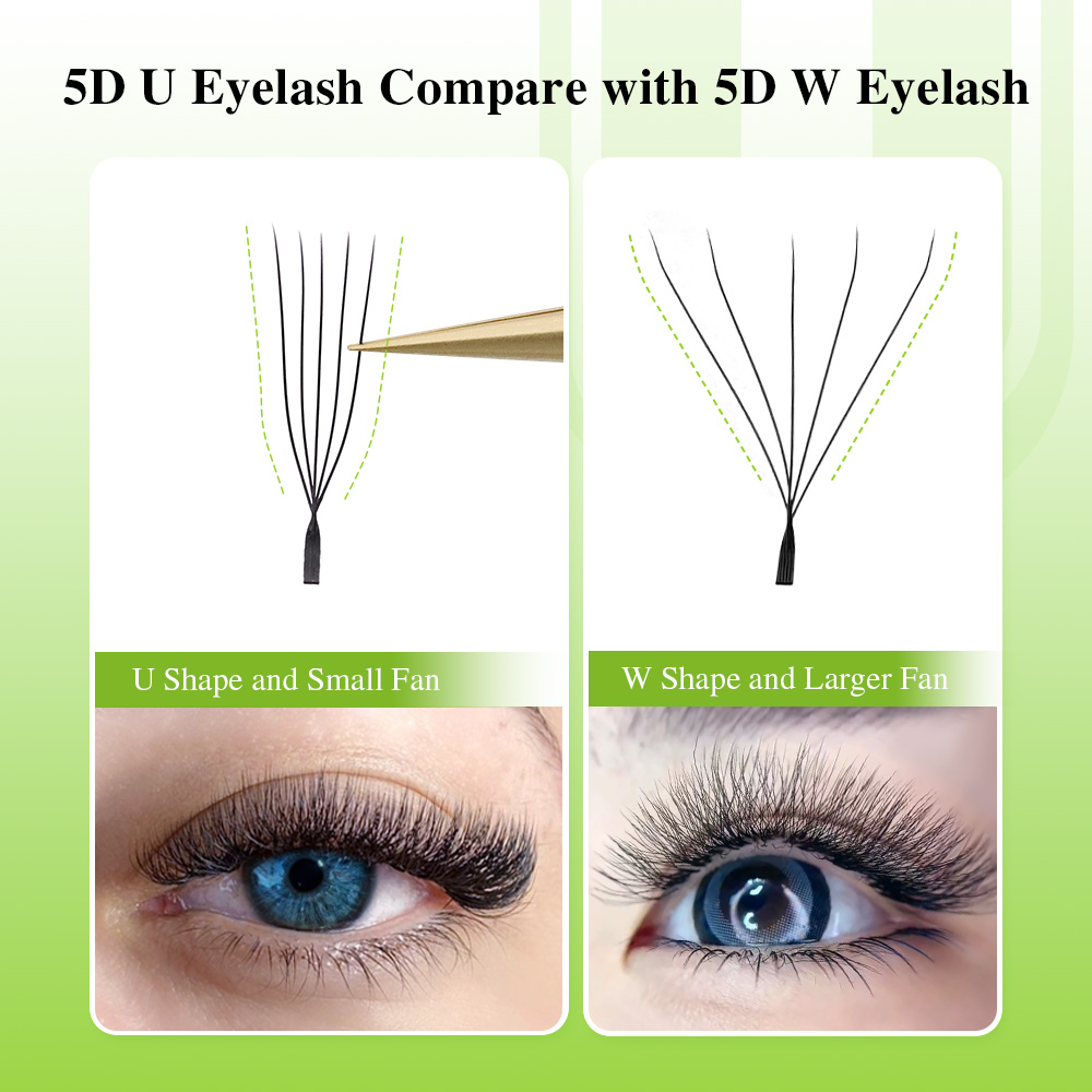 NAGARAKU U Shape 3D/4D/5D Soft - Eyelash Extension Human Hair 评论和价格