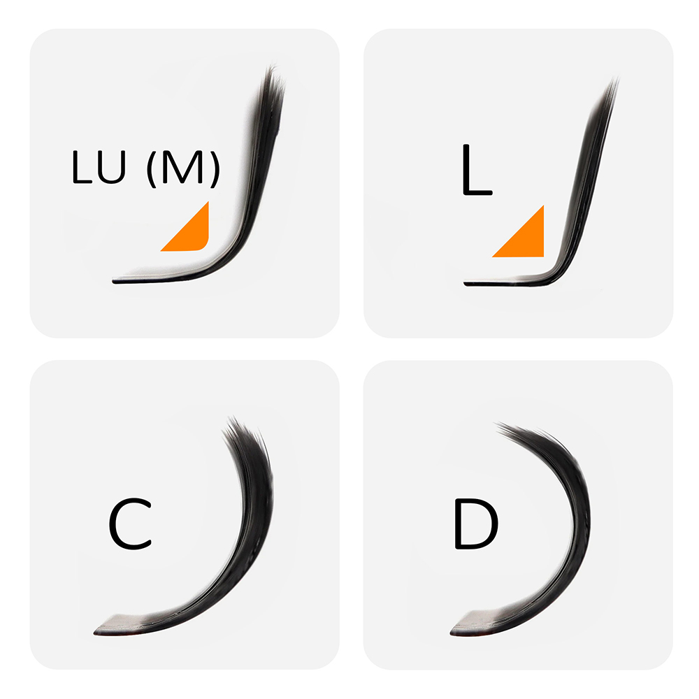 MASSCAKU L LU M Curl YY/W Shap - Eyelash Extension Human Hair 评论和价格