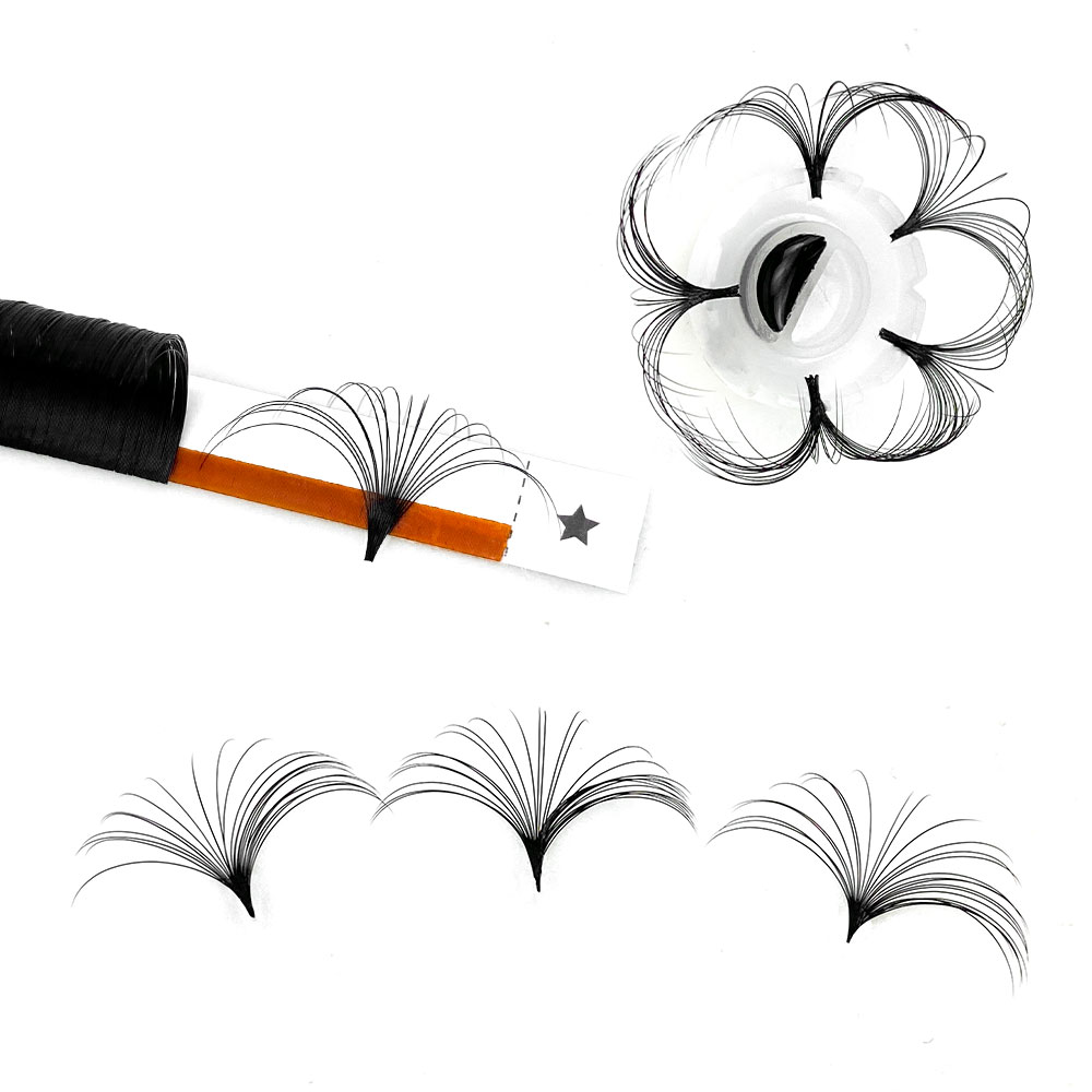 Abonnie 0.03-0.10mm Easy Fan L - Eyelash Extension Human Hair 评论和价格
