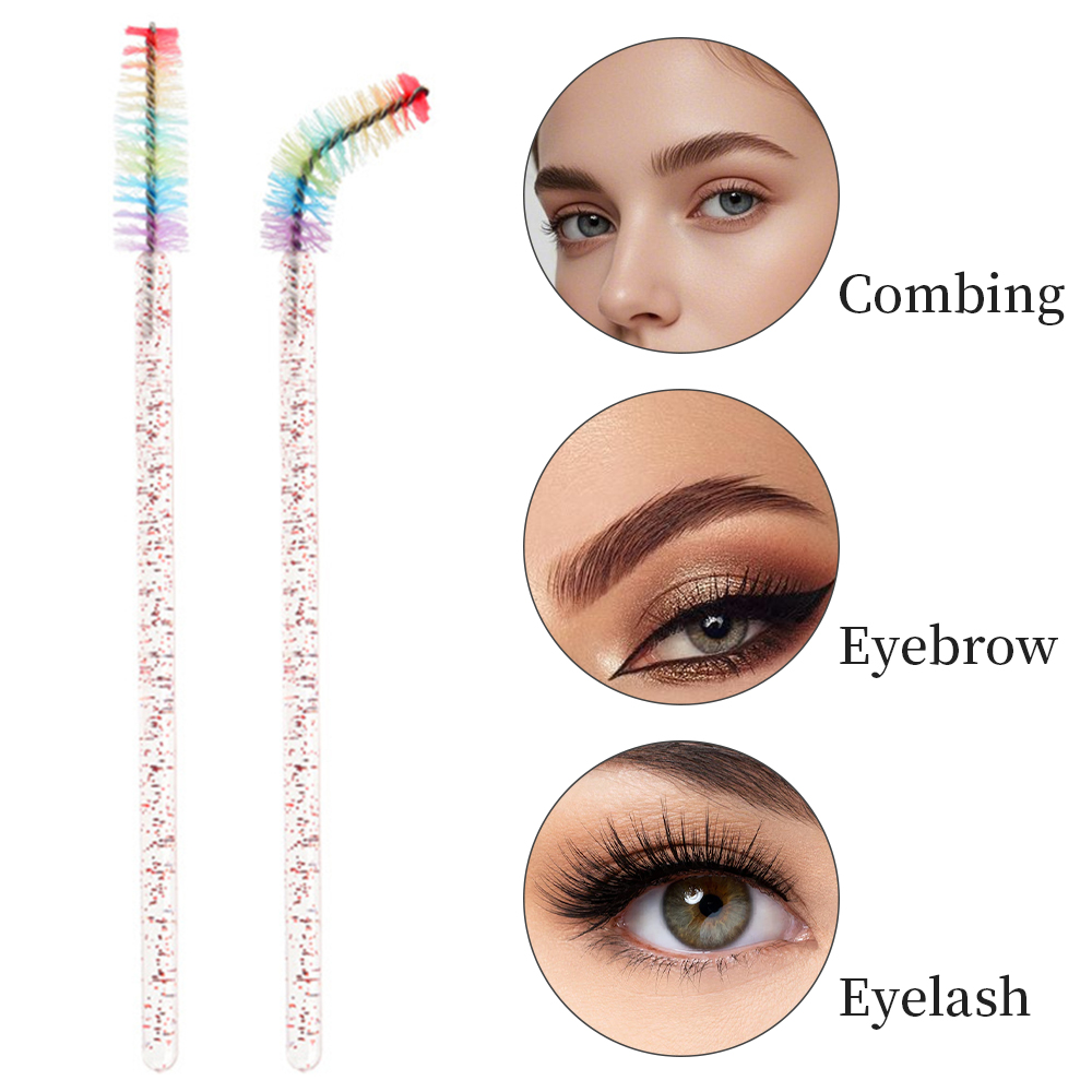 50PCS Rainbow Crystal Eyelash  - Eyelash Extension London 评论和价格