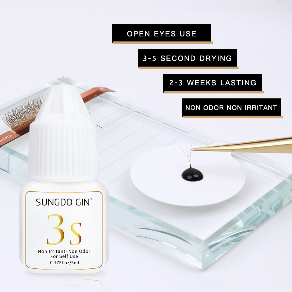 Eyelash Extension Glue 3S Fast - Eyelash Extension Eye Irritation 评论和价格
