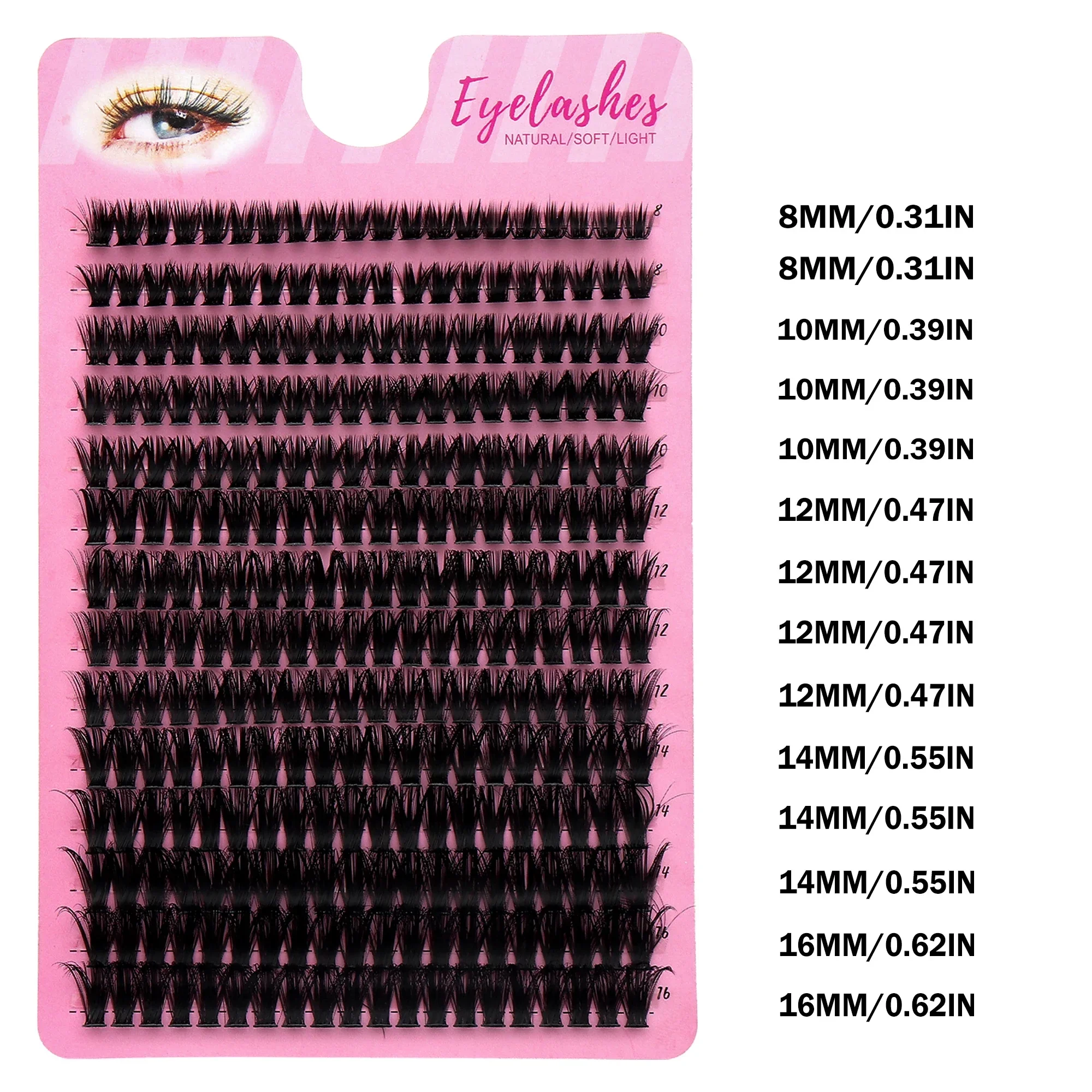 Russian Volume Cluster Lashes  - Eyelash Extension Russian 评论和价格