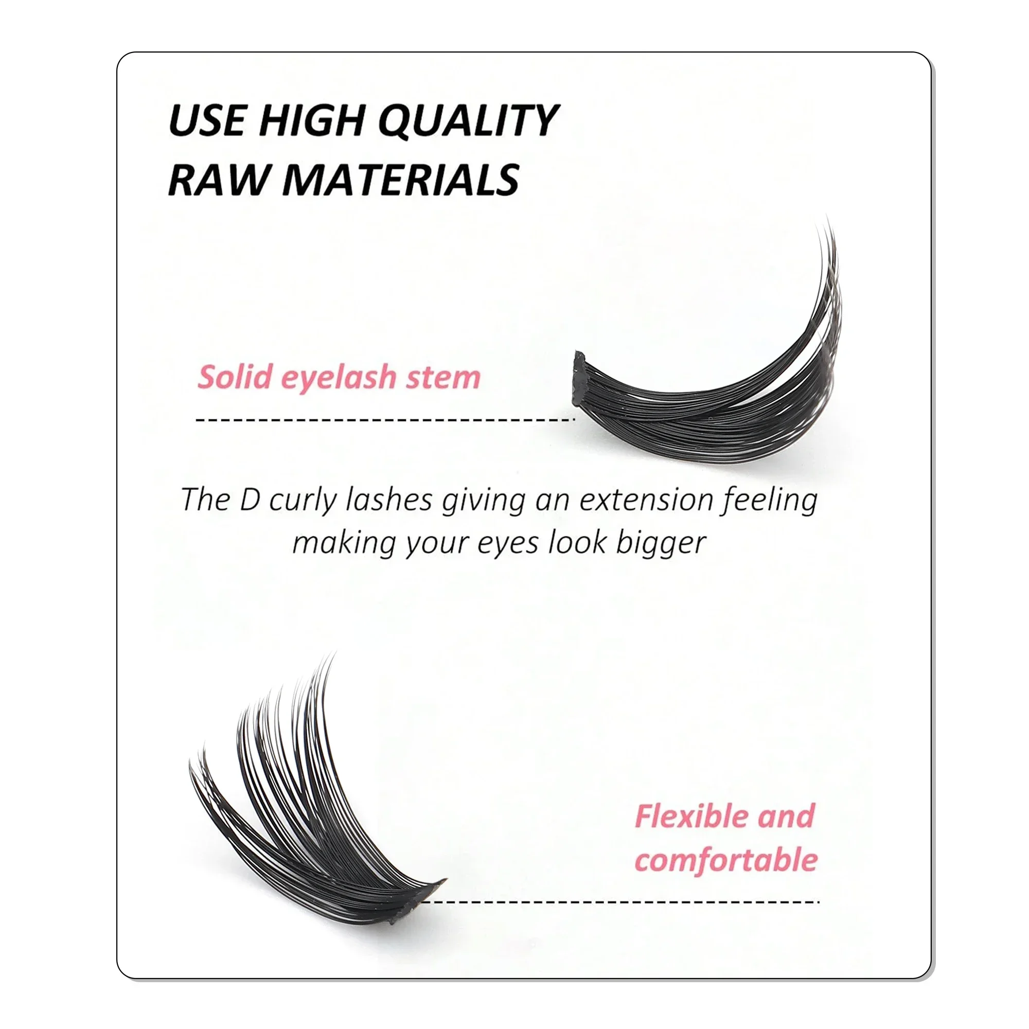 Russian Volume Cluster Lashes  - Eyelash Extension Russian 评论和价格