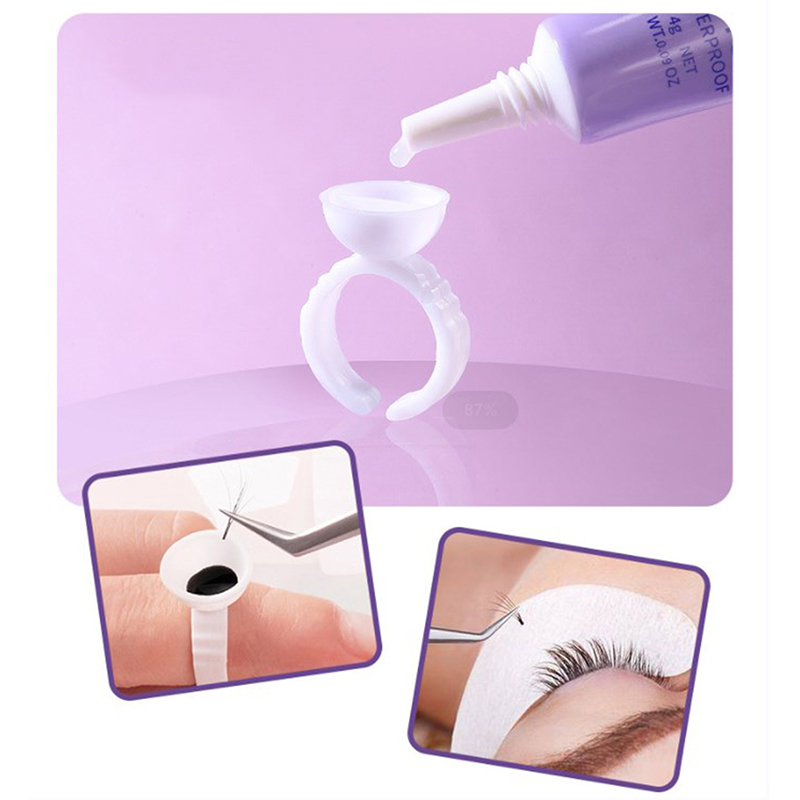 Eyelash Glue With Tweezers Set - Eyelash Extension Eye Irritation 评论和价格