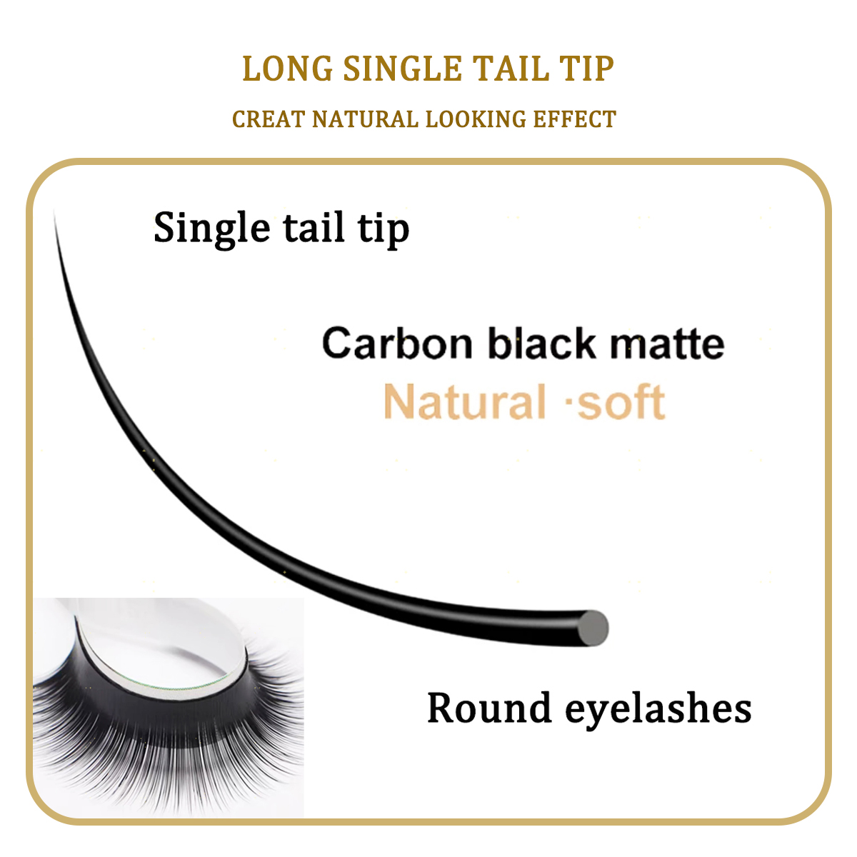 Domi Faux Mink False Individua - Eyelash Extension Human Hair 评论和价格