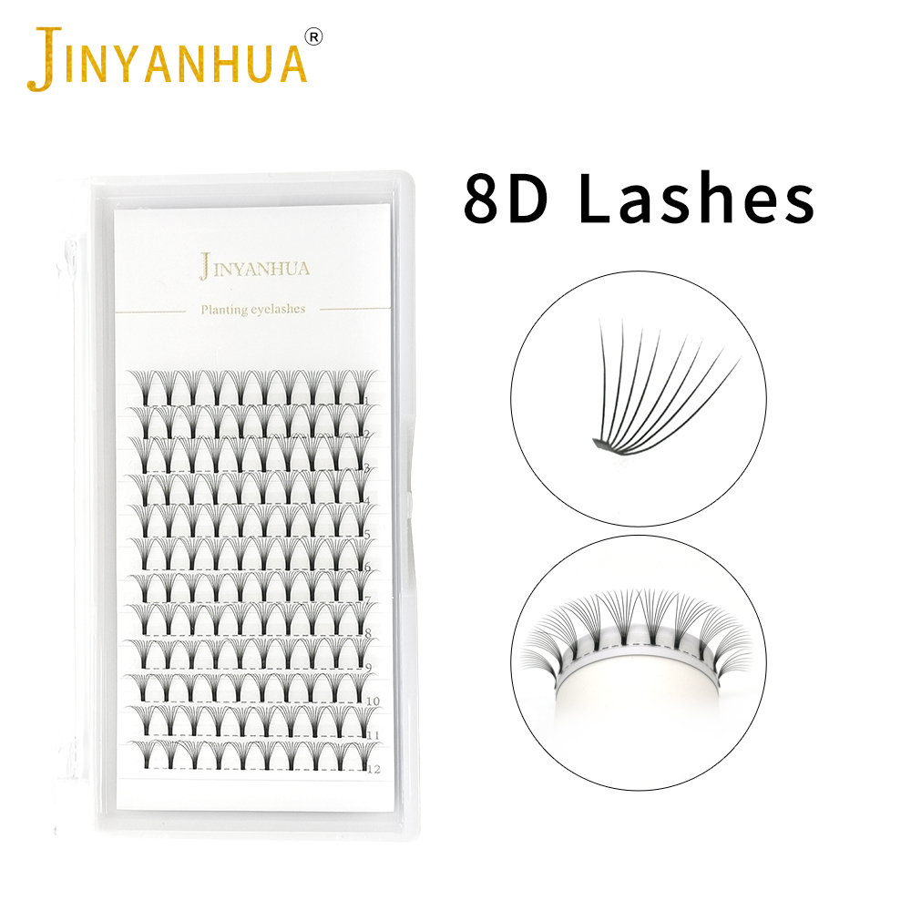 JINYANHUA 8D Fans Eyelash Exte - Eyelash Extension Russian 评论和价格