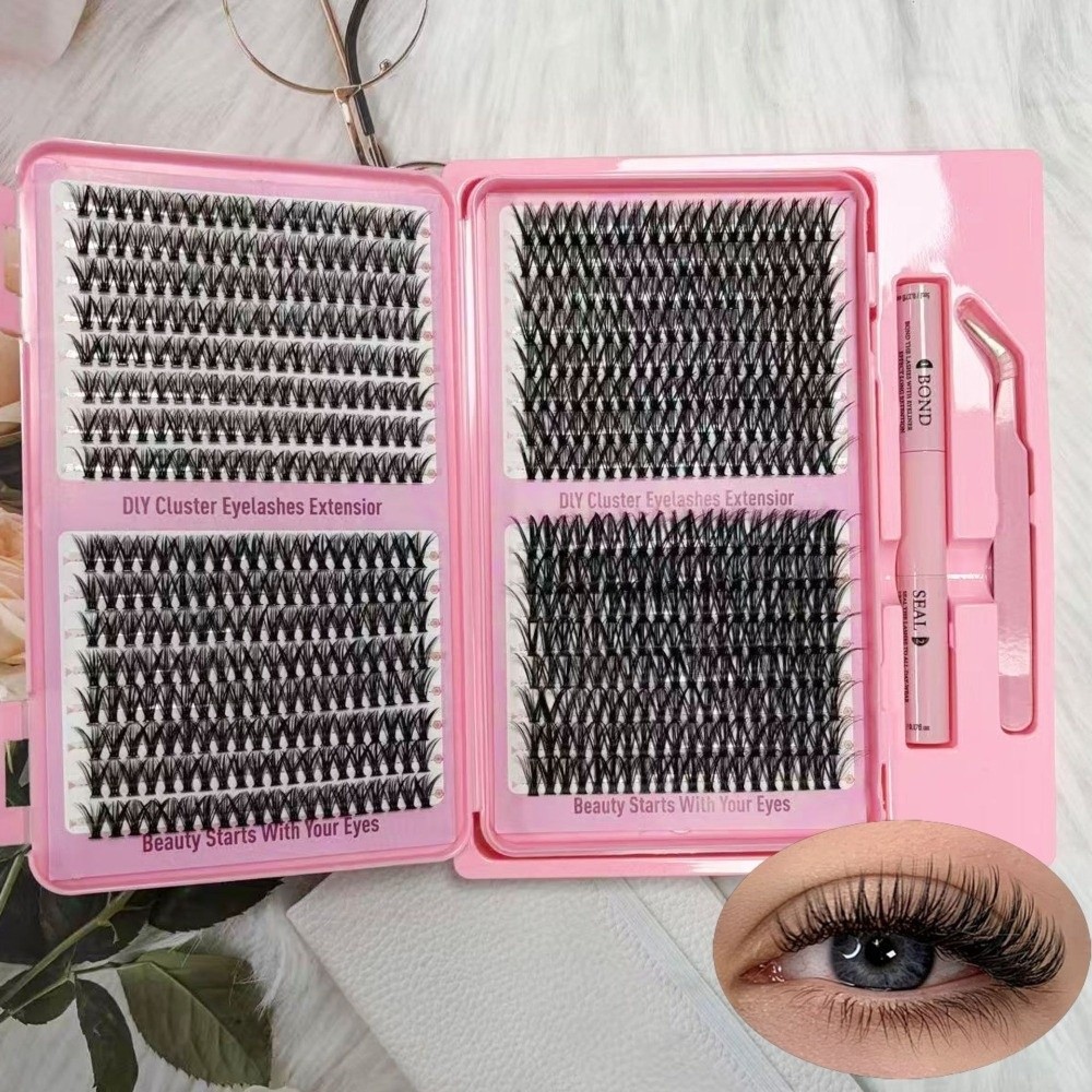 New Thick Long False Eyelashes - Eyelash Extension Natural Look 评论和价格