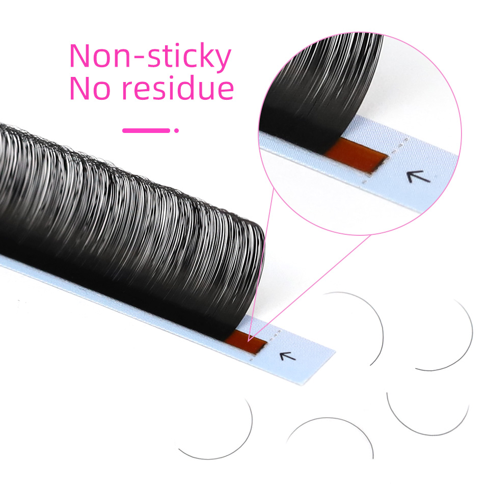 RUJADE 5 Cases/Lot False Eyela - Eyelash Extension Russian 评论和价格