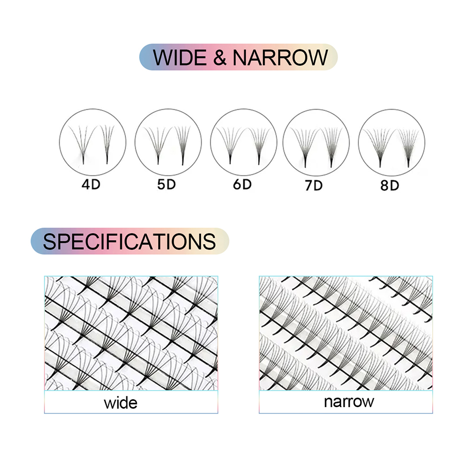 Loose Fans Premade Fan Lashes  - Eyelash Extension Russian 评论和价格