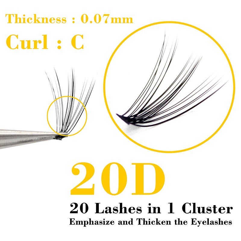 Kimcci 60 Bundles Mink Eyelash - Eyelash Extension Russian 评论和价格